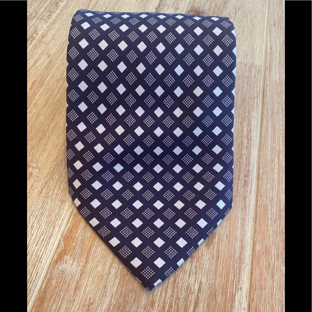 Stefano Ricci Silk Neck 4” W 60” L navy diamonds